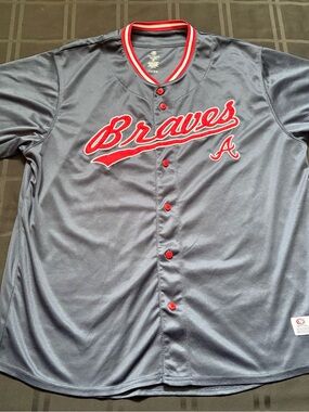 Men’s Atlanta Braves True Fan Jersey MLB Size:2XL